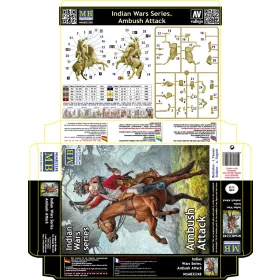 Master Box 1:35 Indian Wars Series. Ambush Attack