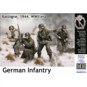 Master Box 1:35 German Infantry. Bastogne, 1944, WWII era