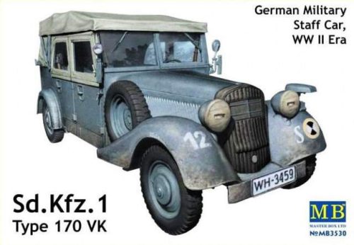 Masterbox 1:35 Sd. Kfz. 1 Type 170 VK, German Military Staff car, WW II 