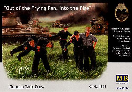 Masterbox 1:35 German (WWII) Tank Crew, Kursk, 1943