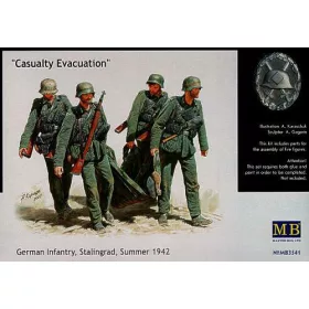   Master Box 1:35 German Infantry Stalingrad Summer 1942 Casualty Evacuation