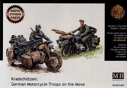 Masterbox 1:35 Kradschutzen: German Motorcycle Troops on the Move