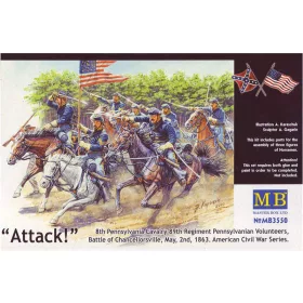 Master Box 1:35 8th Pennsylv. cavalry,Battle o.Chancello