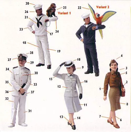Master Box 1:35 Woman at war: US Navy WAVES