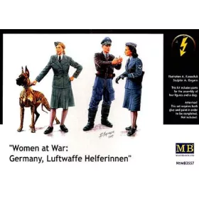 Master Box 1:35 Woman at war: Germany, Luftwaffe Helferi
