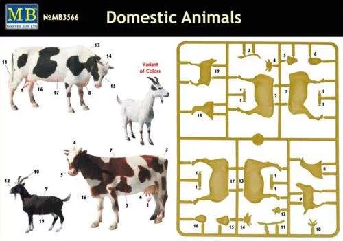 Master Box 1:35 Domestic animals