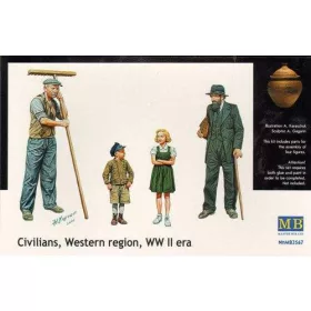 Master Box 1:35 Civilians, Western region, WWII era