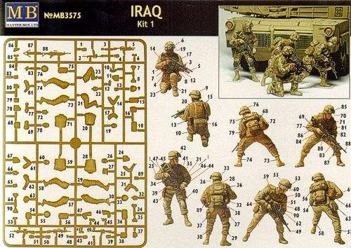 Master Box 1:35 USMC Team Irak vol. 1