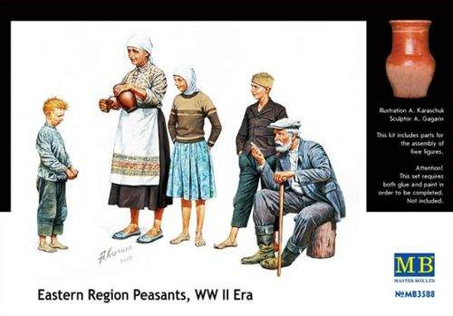Masterbox 1:35 Eastern Region Peasants WWII era