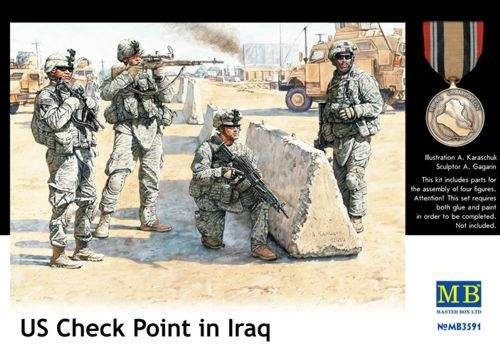 Masterbox 1:35 US Check Point in Iraq