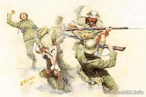 Masterbox 1:35 Hand-to-hand fight, British and German Infantry Afrika Korps