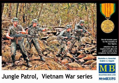 Masterbox 1:35 Jungle Patrol Vietnam War series