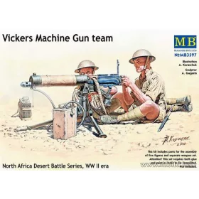Master Box 1:35 Vickers machine-gun crew, Desert battle