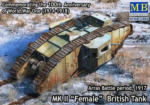 Masterbox 1:72 MK II “Female” British Tank, Arras Battle period, 1917” 