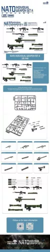Magic Factory 1:35 NATO Individual Weapon Set A(A kit incl.2 pcs of each weapon