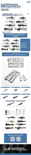 Magic Factory 1:35 NATO Individual Weapon Set B(A kit incl.2pcs of each weapon