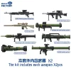 Magic Factory 1:35 NATO Individual Weapon Set B(A kit incl.2pcs of each weapon