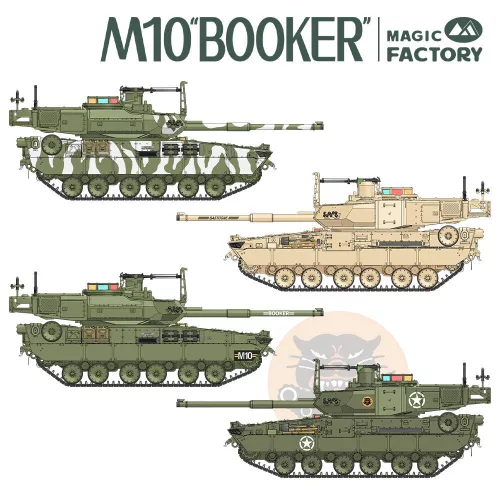 Magic Factory 1:35 U.S. Combat Vehicle M10 Booker