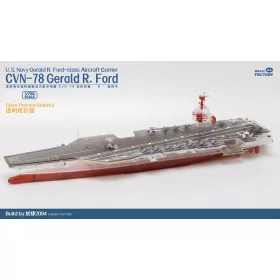   Magic Factory 1:700 Clear Painted Colorful U.S. Navy Gerald R. Ford-class aircraft carrier- USS Gerald R. Ford CVN-78