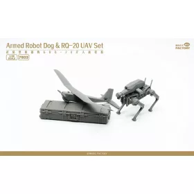 Magic Factory 1:35 1/35 Armed Robot Dog & RQ-20 UAV Set