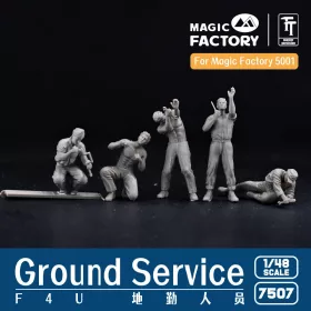 Magic Factory 1:48 1/48 Ground Service Crew Set