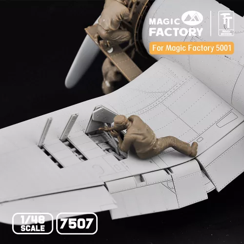 Magic Factory 1:48 1/48 Ground Service Crew Set