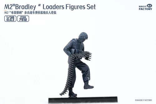 Magic Factory M2 Bradley Loaders Figures Set (incl. 3 figures, 1 set radio and part of interiors)