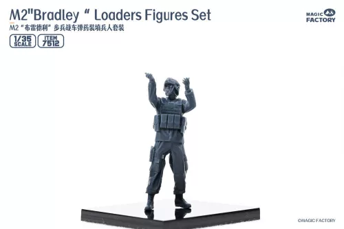 Magic Factory M2 Bradley Loaders Figures Set (incl. 3 figures, 1 set radio and part of interiors)