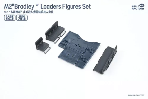 Magic Factory M2 Bradley Loaders Figures Set (incl. 3 figures, 1 set radio and part of interiors)