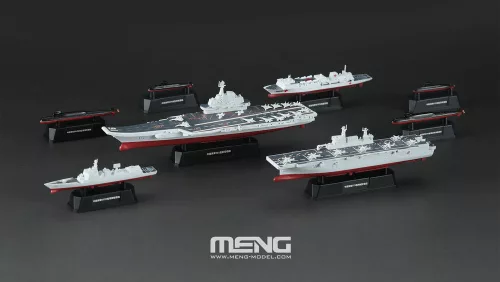 MENG-Model 1:2000 Chinese Fleet Set 2 (incl. 6 blind boxes)