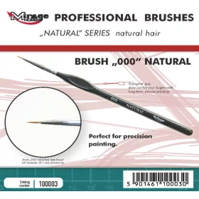 Mirage Hobby MIRAGE BRUSH NATURAL SIZE 000