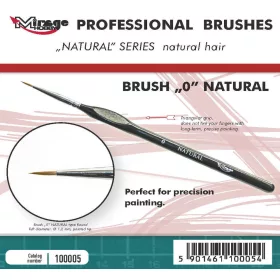 Mirage Hobby MIRAGE BRUSH NATURAL SIZE 0