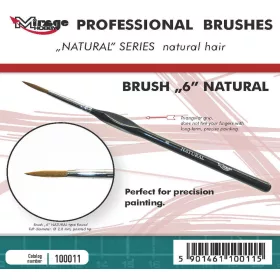 Mirage Hobby MIRAGE BRUSH NATURAL SIZE 6