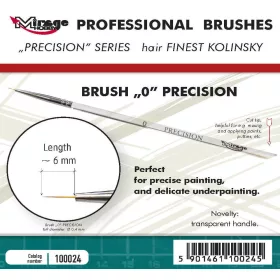 Mirage Hobby MIRAGE BRUSH PRECISION KOLINSKY SIZE 0