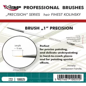 Mirage Hobby MIRAGE BRUSH PRECISION KOLINSKY SIZE 1