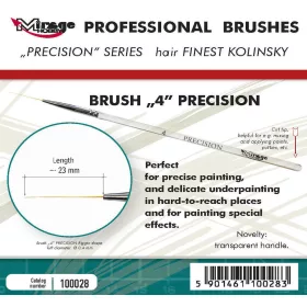 Mirage Hobby MIRAGE BRUSH PRECISION KOLINSKY SIZE 4