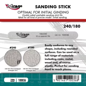 Mirage Hobby MIRAGE Sanding Stick Double Grid 180/240