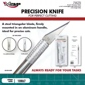 Mirage Hobby MIRAGE Precision Knife + 5 blades (SILVER)