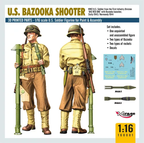 Mirage Hobby 1:16 U.S. BAZOOKA SHOOTER