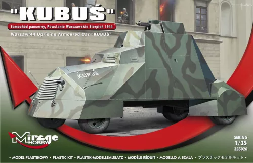 Mirage Hobby 1:35 KUBUS Warsaw'44 Uprising Armoured Car