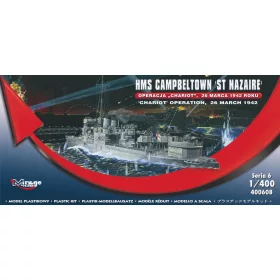   Mirage Hobby 1:400 HMS Campbeltown 'St Nazaire' 'Chariot' Operation, 26 March 1942