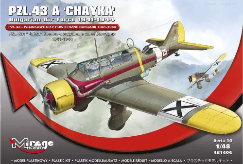 Mirage Hobby 1:48 PZL.43 A 'CHAYKA' Bulgarian Air Force 1941-1944