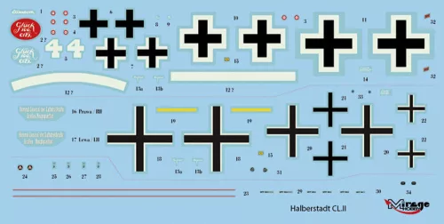 Mirage Hobby 1:48 HALBERSTADT CL.II,LATE VERSIONS PRESENTATION & SPECIAL MACHINES