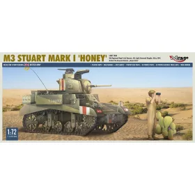   Mirage Hobby 1:72 M3 STUART Mk I 'HONEY' light tank