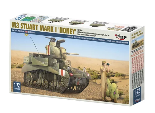 Mirage Hobby 1:72 M3 STUART Mk I 'HONEY' light tank