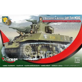   Mirage Hobby 1:72 Le Débarquement de Normandie" Light Tank M3A3,