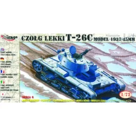   Mirage Hobby 1:72 Leichter Panzer T-26 C Modell 1937 mit 45 mm Kanone