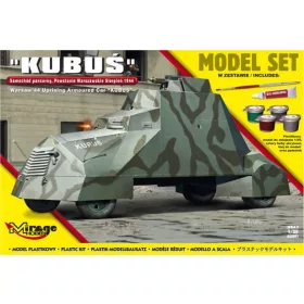   Mirage Hobby 1:35 Kubus(Warsaw'44 Uprising Armoured Car) Model Set