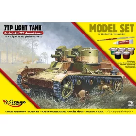   Mirage Hobby 1:35 7TP Light Tank "Twin Turret"(Model Set)