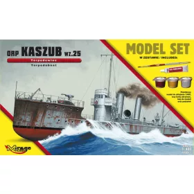   Mirage Hobby 1:400 ORP"KASZUB"-wz.25-TORPEDO Ship(Model Set
